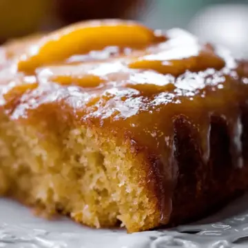 Brown Sugar Peach Cake