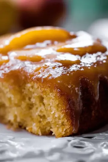 Brown Sugar Peach Cake