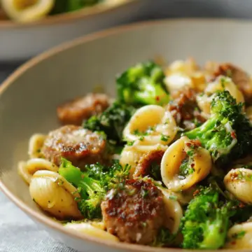 Orecchiette with Sausage and Broccoli