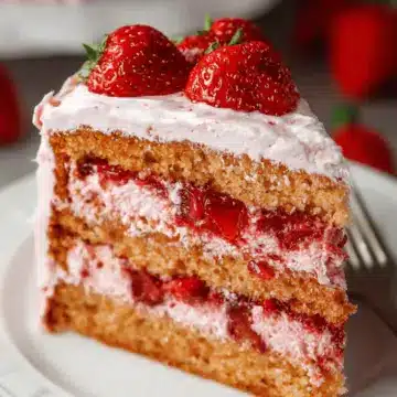 Homemade Strawberry Cake