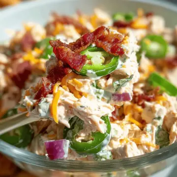 Jalapeno Popper Chicken Salad
