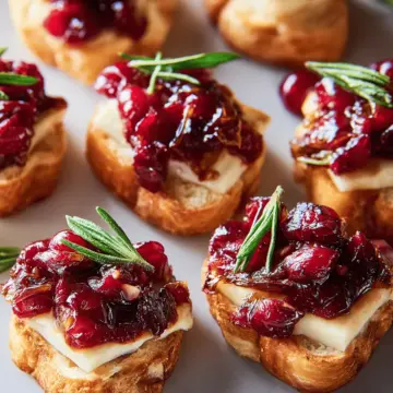 Cranberry Brie Bites