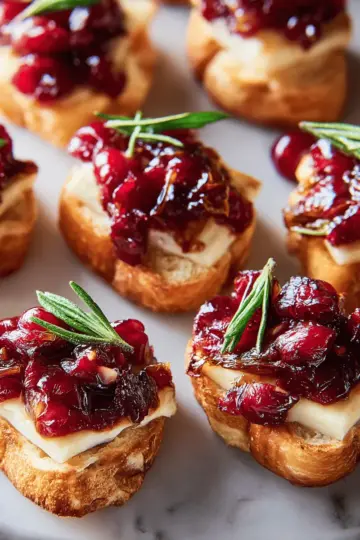 Cranberry Brie Bites