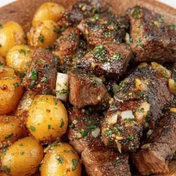 Garlic Butter Steak and Potatoes