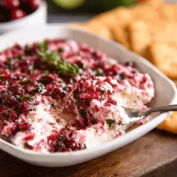 Cranberry-Jalapeno Cream Cheese Dip