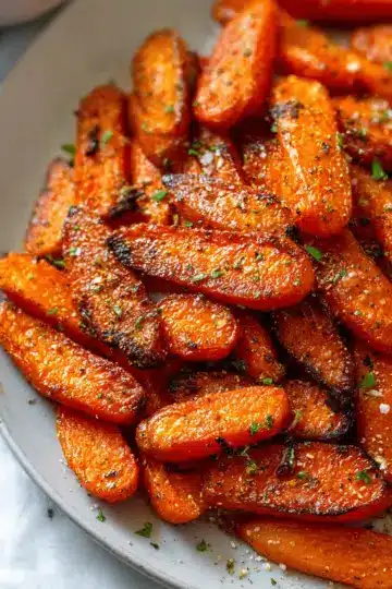 Easy Ranch Roasted Carrots – 3 ingredients