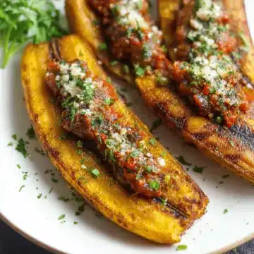 Stuffed Baked Plantains
