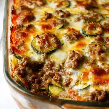 Ground Beef Zucchini Casserole