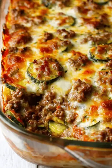Ground Beef Zucchini Casserole