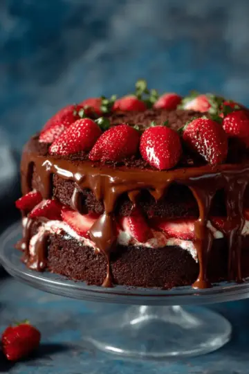 Strawberry Chocolate Cake