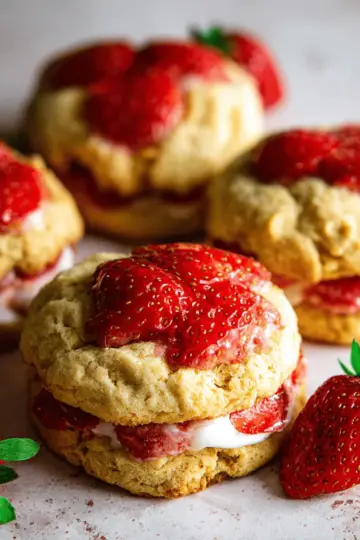 Strawberry Shortcake Cookies