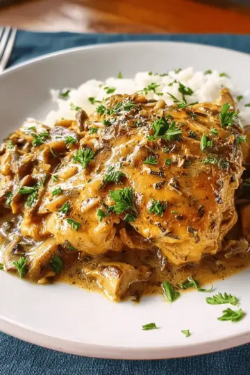 Slow Cooker Chicken and Gravy