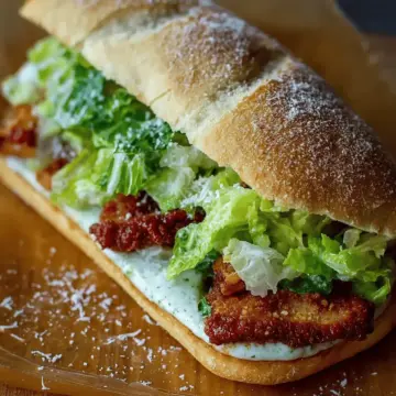 Crispy Chicken Caesar Sandwich