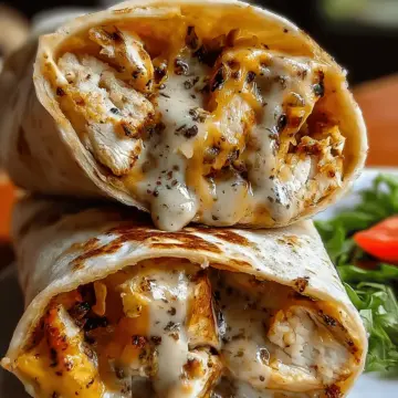 Cheesy Garlic Chicken Wraps: A Deliciously Easy Meal