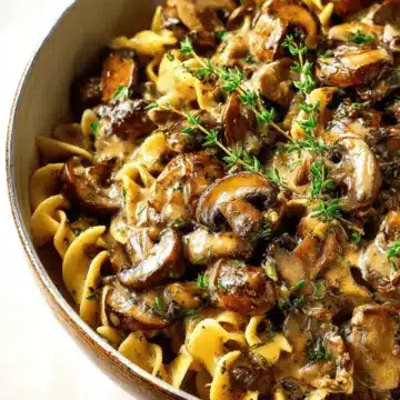 Mushroom Stroganoff