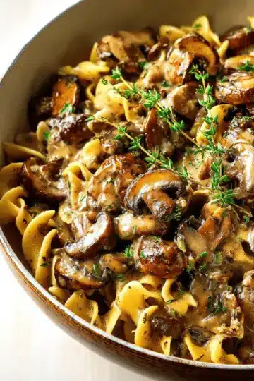 Mushroom Stroganoff