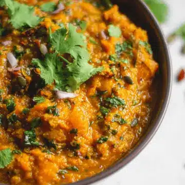 Indian Pumpkin Curry (Kaddu ka Bharta)