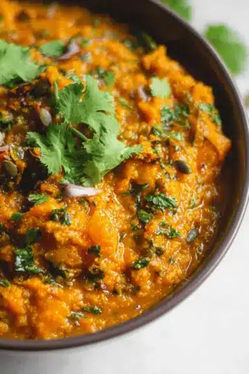 Indian Pumpkin Curry (Kaddu ka Bharta)