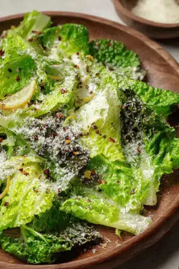 Lemon Parmesan Lettuce Salad Recipe