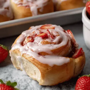 Strawberry Cinnamon Rolls