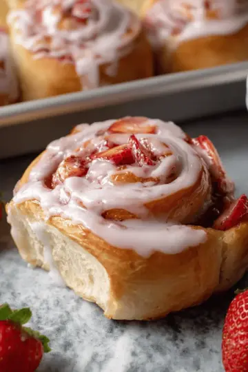 Strawberry Cinnamon Rolls