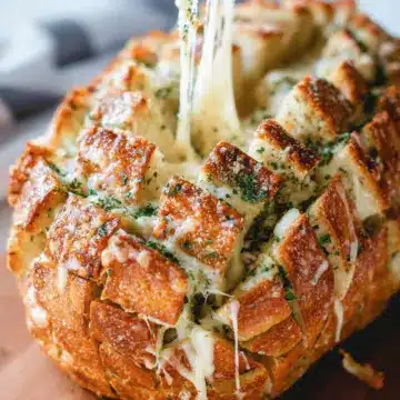 Cheesy Garlic Herb Pull Apart Bread