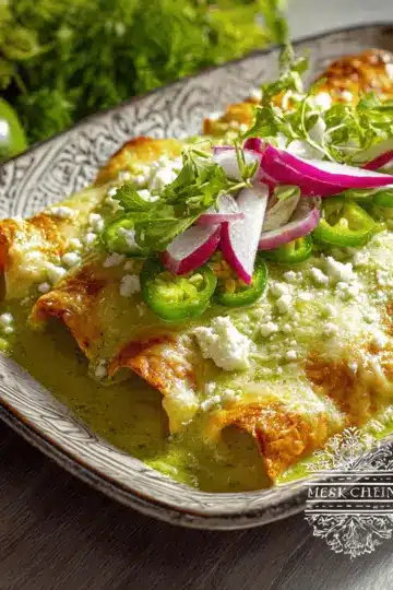 Green Chicken Enchiladas