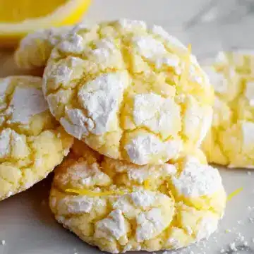 Lemon Crinkle Cookies