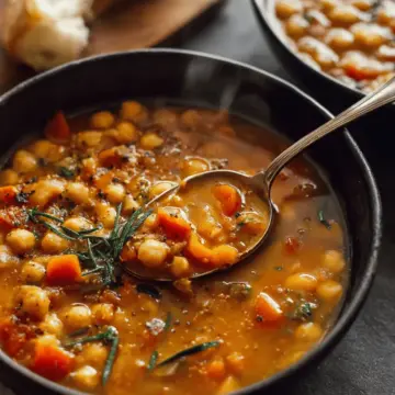 Easy Vegan Chickpea Soup