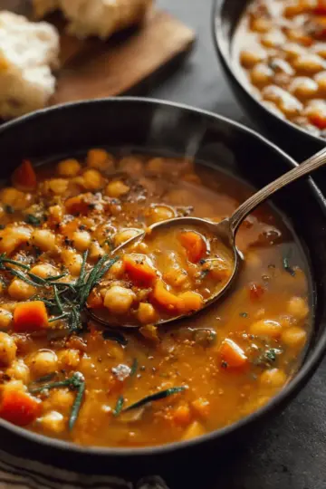 Easy Vegan Chickpea Soup