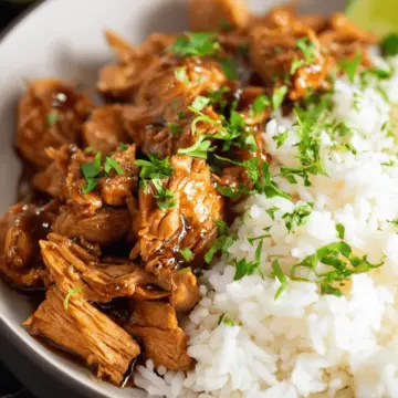 Sticky Honey Chicken Recipe with Coconut Rice
