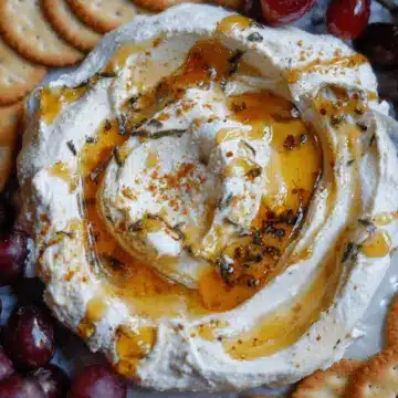 Whipped Ricotta Dip with Hot Honey Drizzle