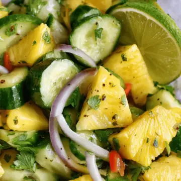 Pineapple Cucumber Salad