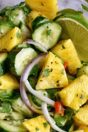 Pineapple Cucumber Salad