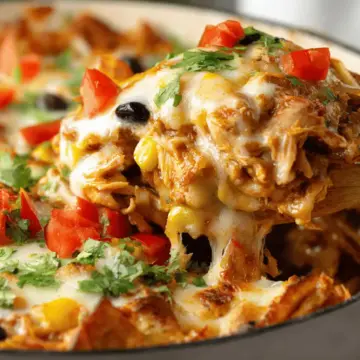 Chicken Burrito Casserole