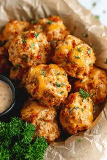 Rotel Cream Cheese Sausage Balls