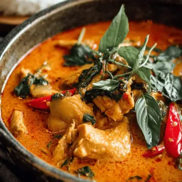 Thai Red Curry with Chicken