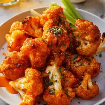 Air Fryer Buffalo Cauliflower