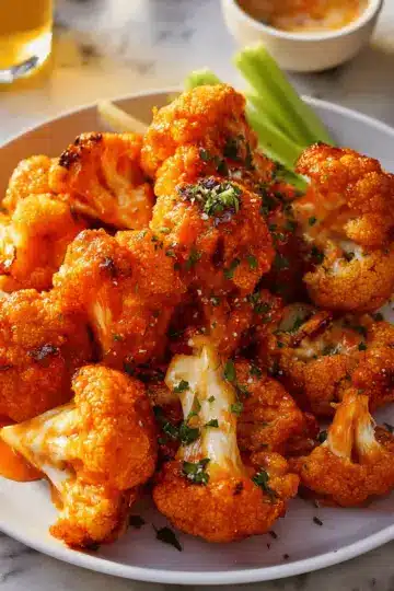 Air Fryer Buffalo Cauliflower