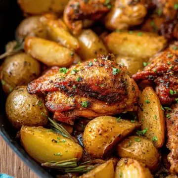 Garlic Butter Chicken and Potatoes