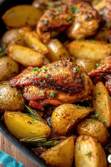 Garlic Butter Chicken and Potatoes