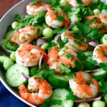 Cucumber Shrimp Salad