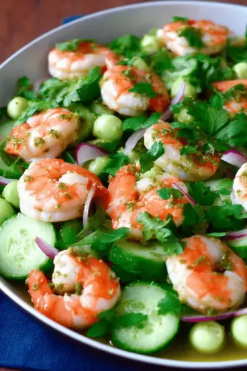 Cucumber Shrimp Salad