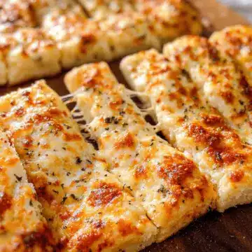 Homemade Cheesy Breadsticks