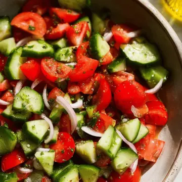 Cucumber Tomato Salad