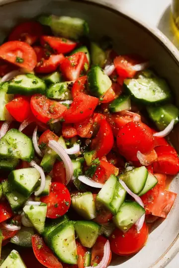Cucumber Tomato Salad
