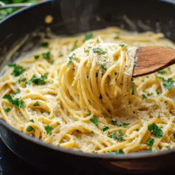 One Pot Creamy Garlic Pasta