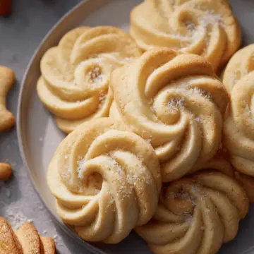 Danish Butter Cookies (Melt in Your Mouth)