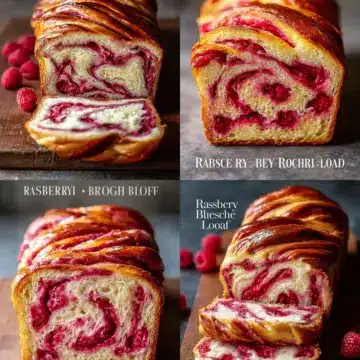 Raspberry Swirl Brioche Loaf Recipe