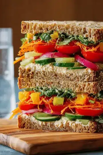 Veggie & Hummus Sandwich